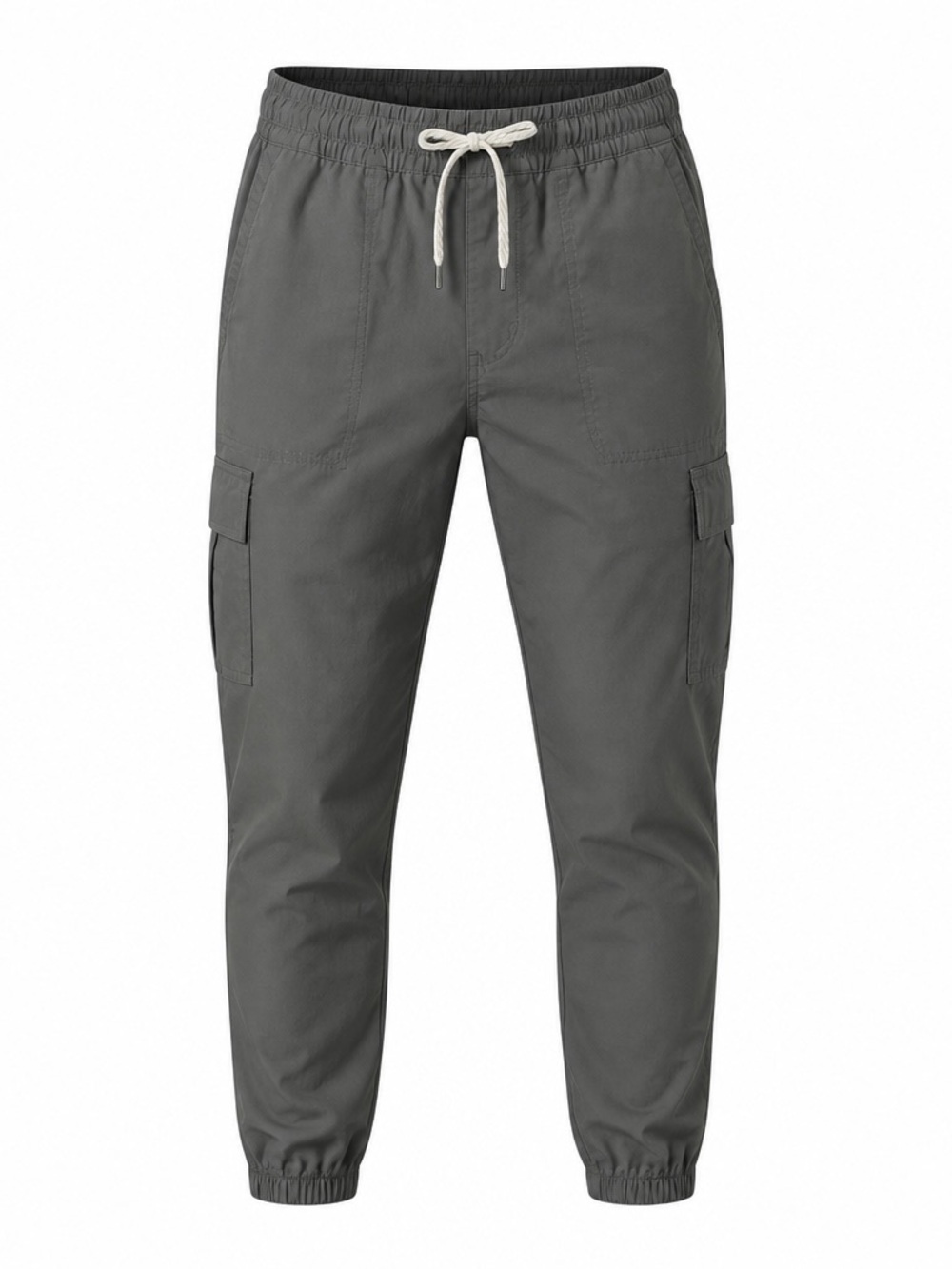 Vuori Women’s Khaki Cargo Jogger Pants with Elastic Drawstring Waist. Size mediu